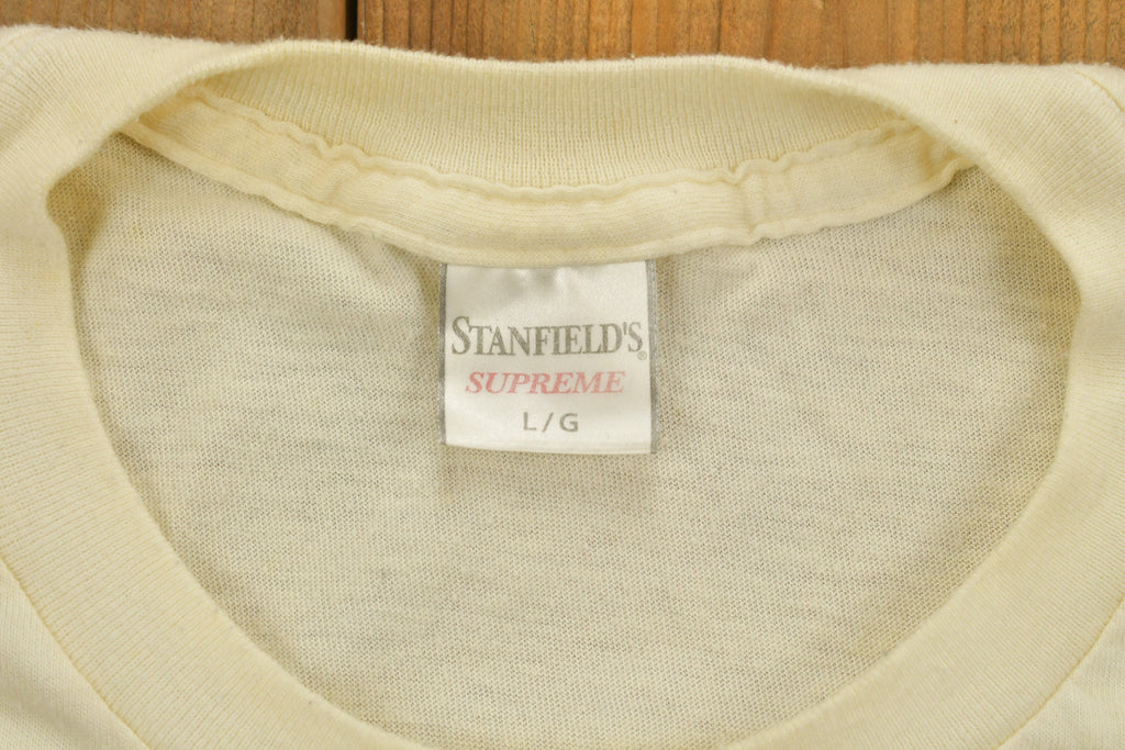 Vintage 1980s Blank White T Shirt
