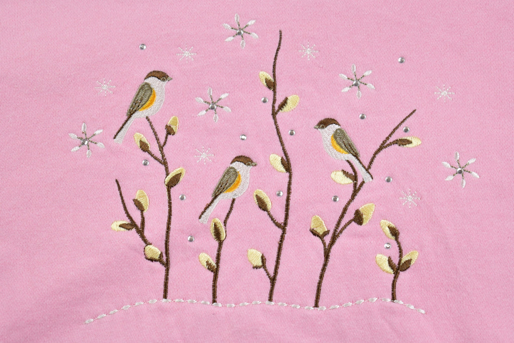 Vintage 1990s Breckenbridge Cute Bird Theme Crewneck Sweater