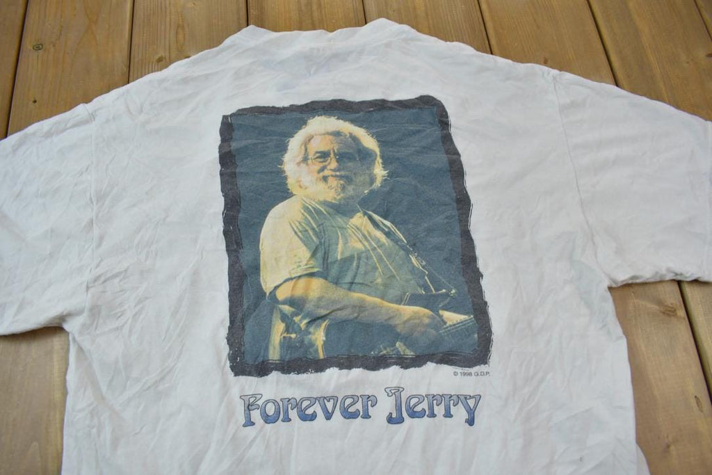 Vintage 1998 Jerry Garcia Grateful Dead Graphic T-Shirt