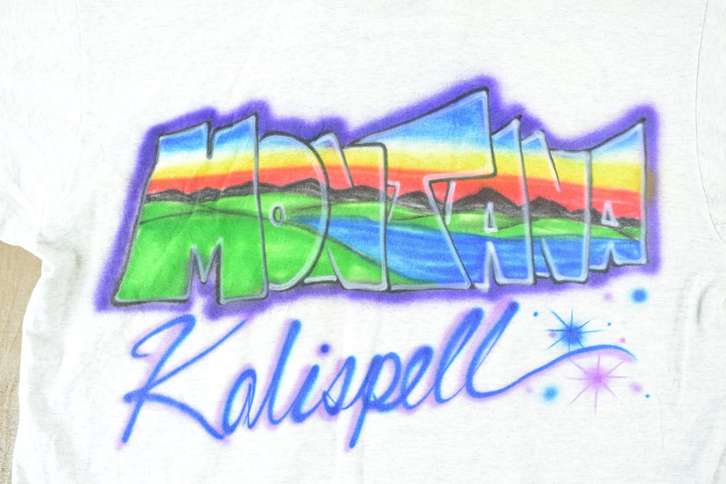 Vintage 1990s Montana Airbrushed Single Stitch T-Shirt