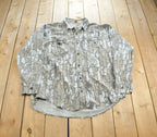 Vintage 1980s Cabelas Camouflage Button Up Shirt Made In USA