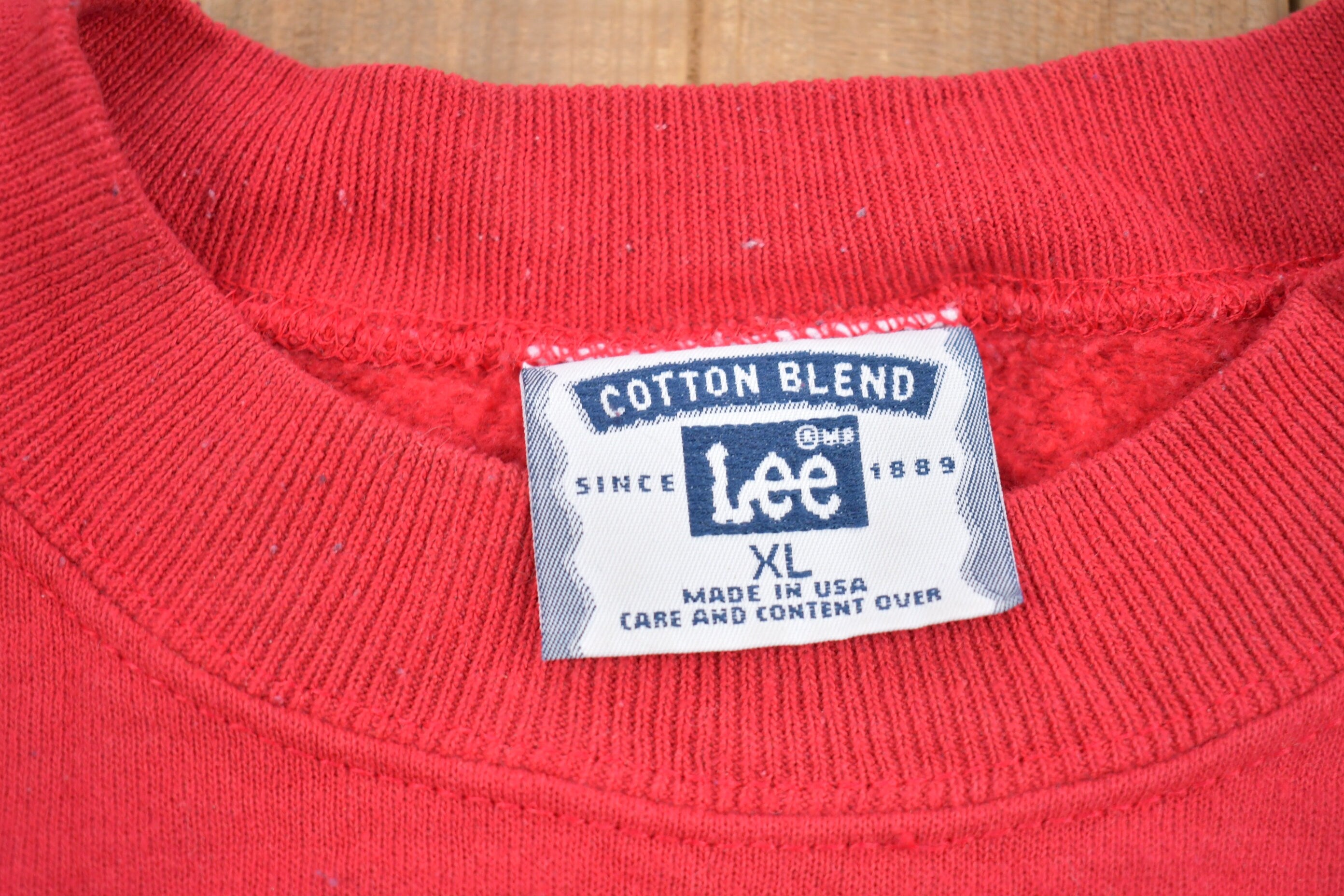 Vintage 1990s Lee Made In USA Jesus Crewneck Sweatshirt