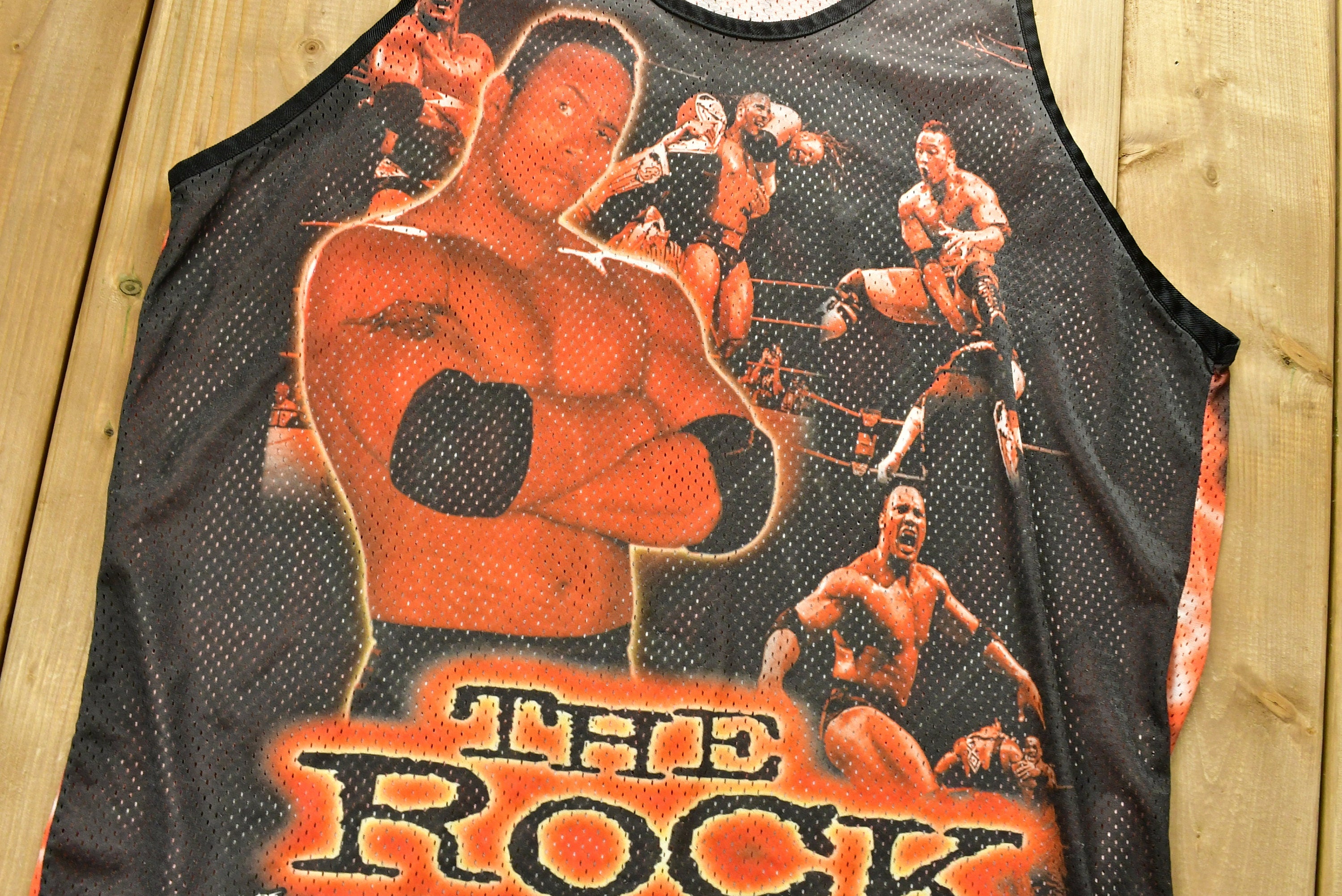 Vintage 1999 The Rock Wrestling Jersey