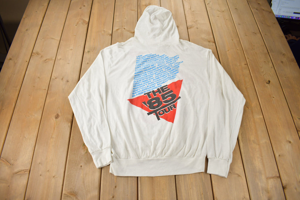 Vintage 1985 Kenny Rogers The '85 Tour Light Weight Graphic Hoodie Made In USA
