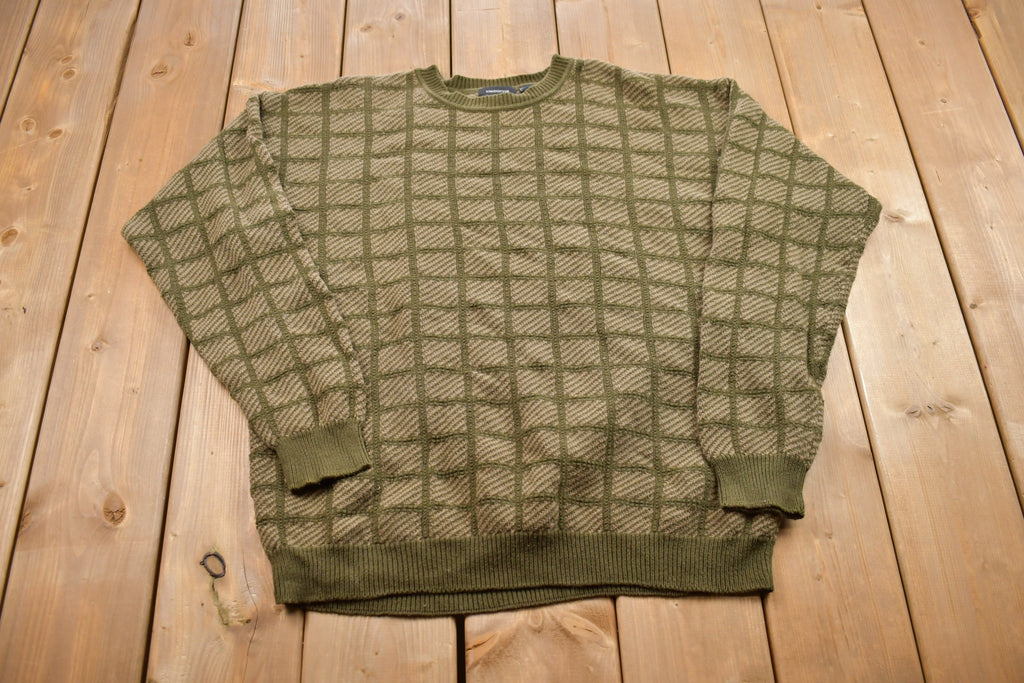Vintage 1990s Claiborne Knitted Crewneck Sweater
