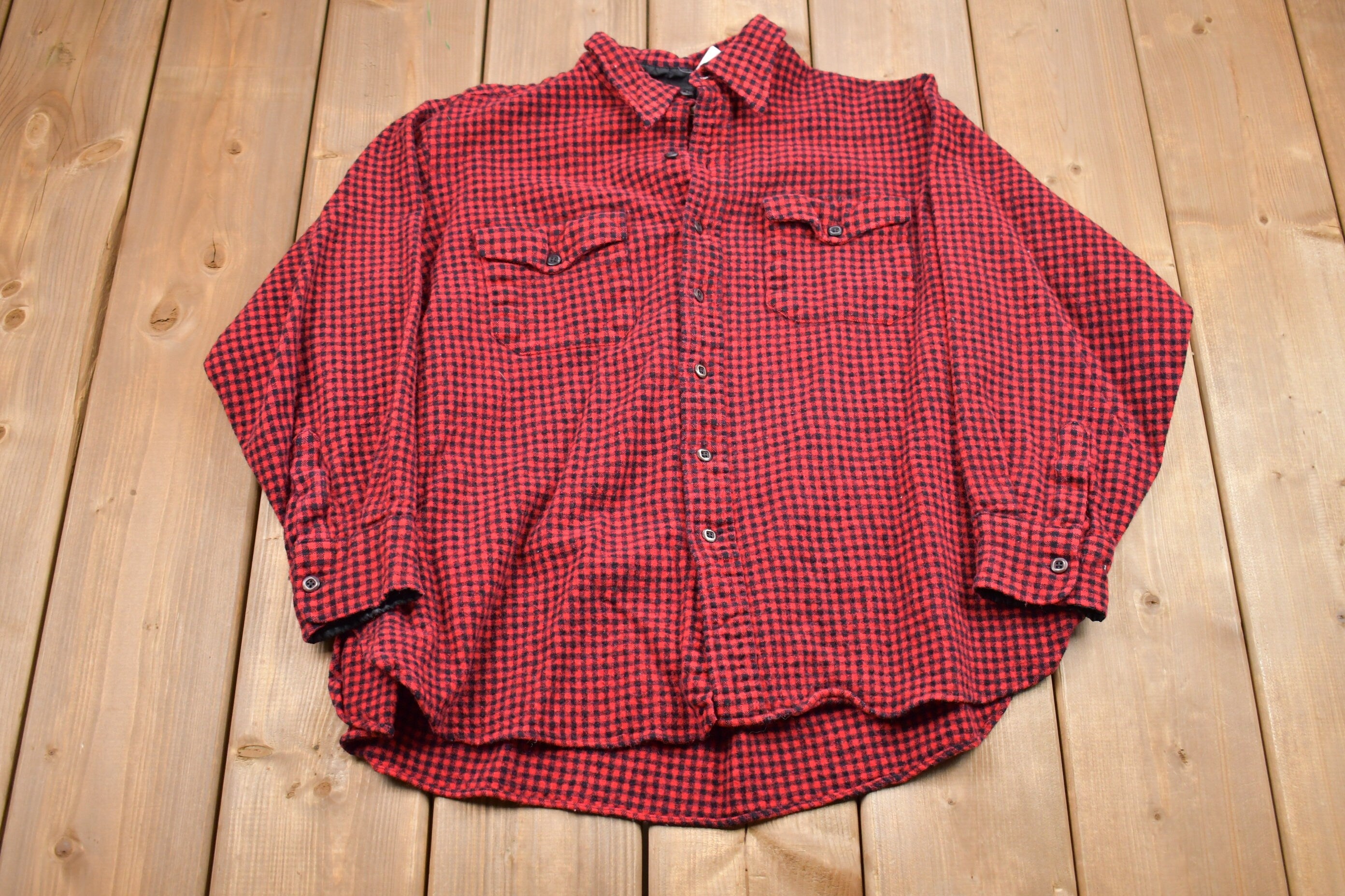 Vintage 1980s L.L Bean Made In USA Vintage Button Up Shirt