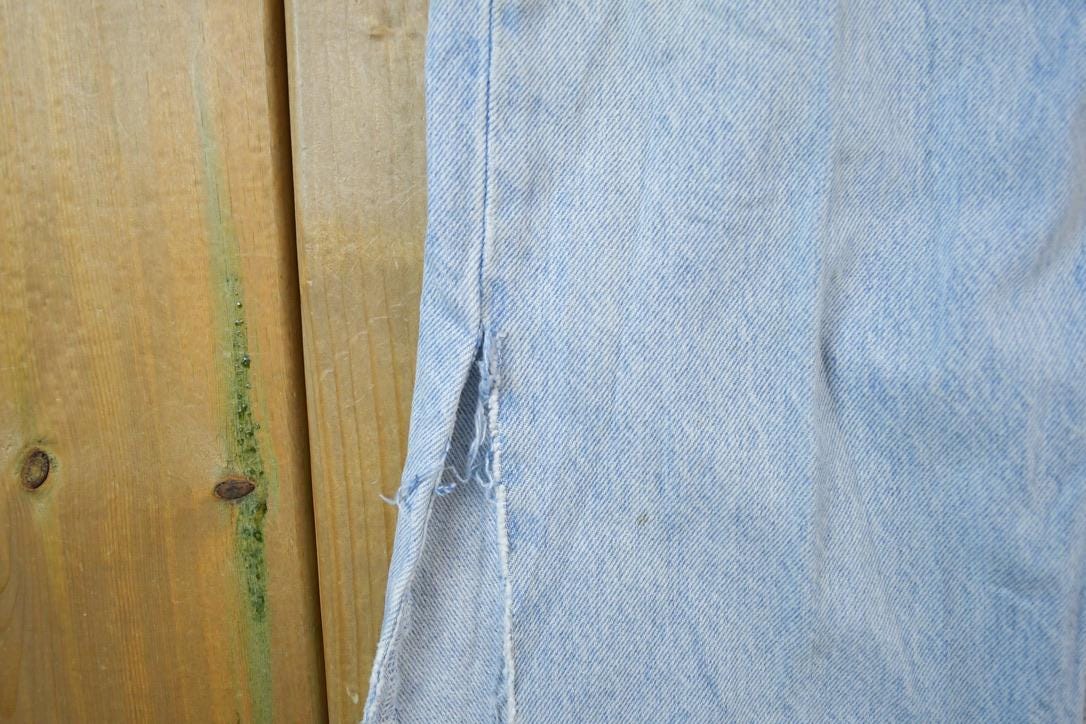 Vintage 1960s Levi Strauss 505 Orange Tab Denim Jeans Size 31 x 30 Made In USA
