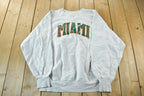 Vintage 1990s Miami University Champion Reverse Weave Crewneck Sweatshirt