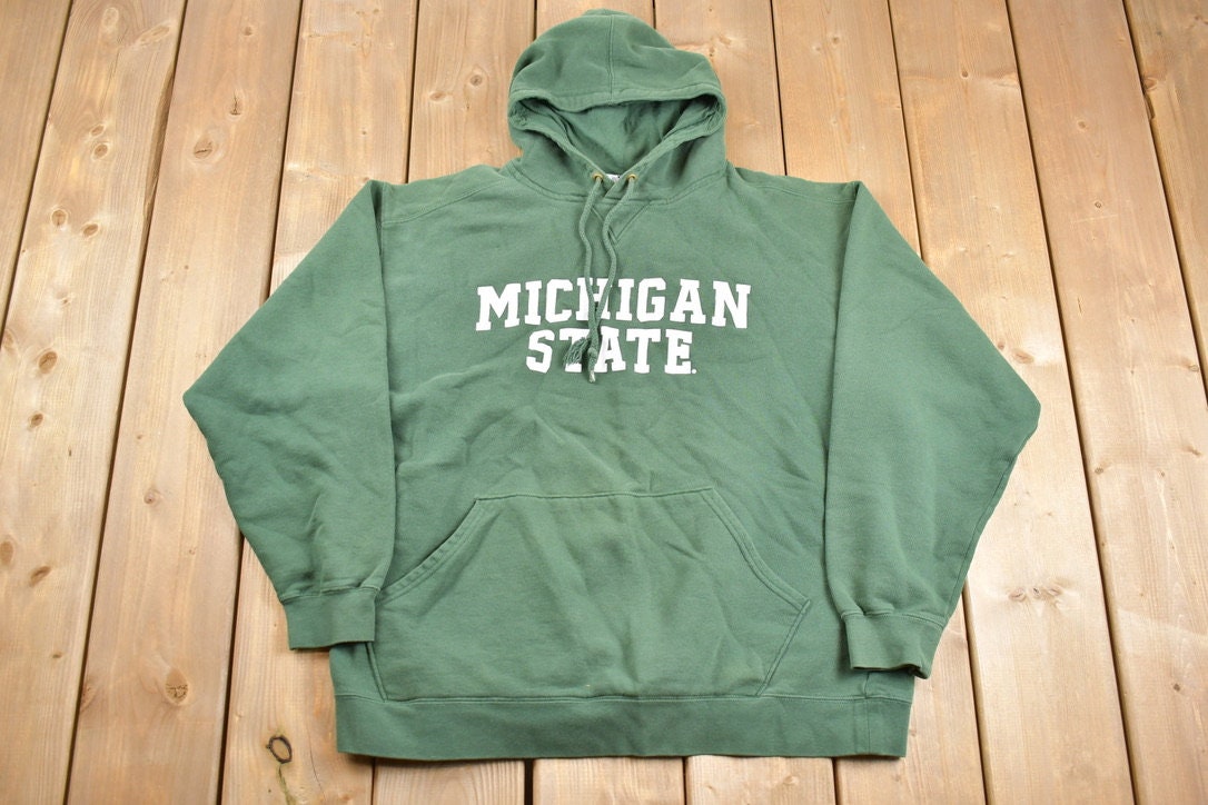 Vintage 1990s Michigan State University Collegiate Hoodie