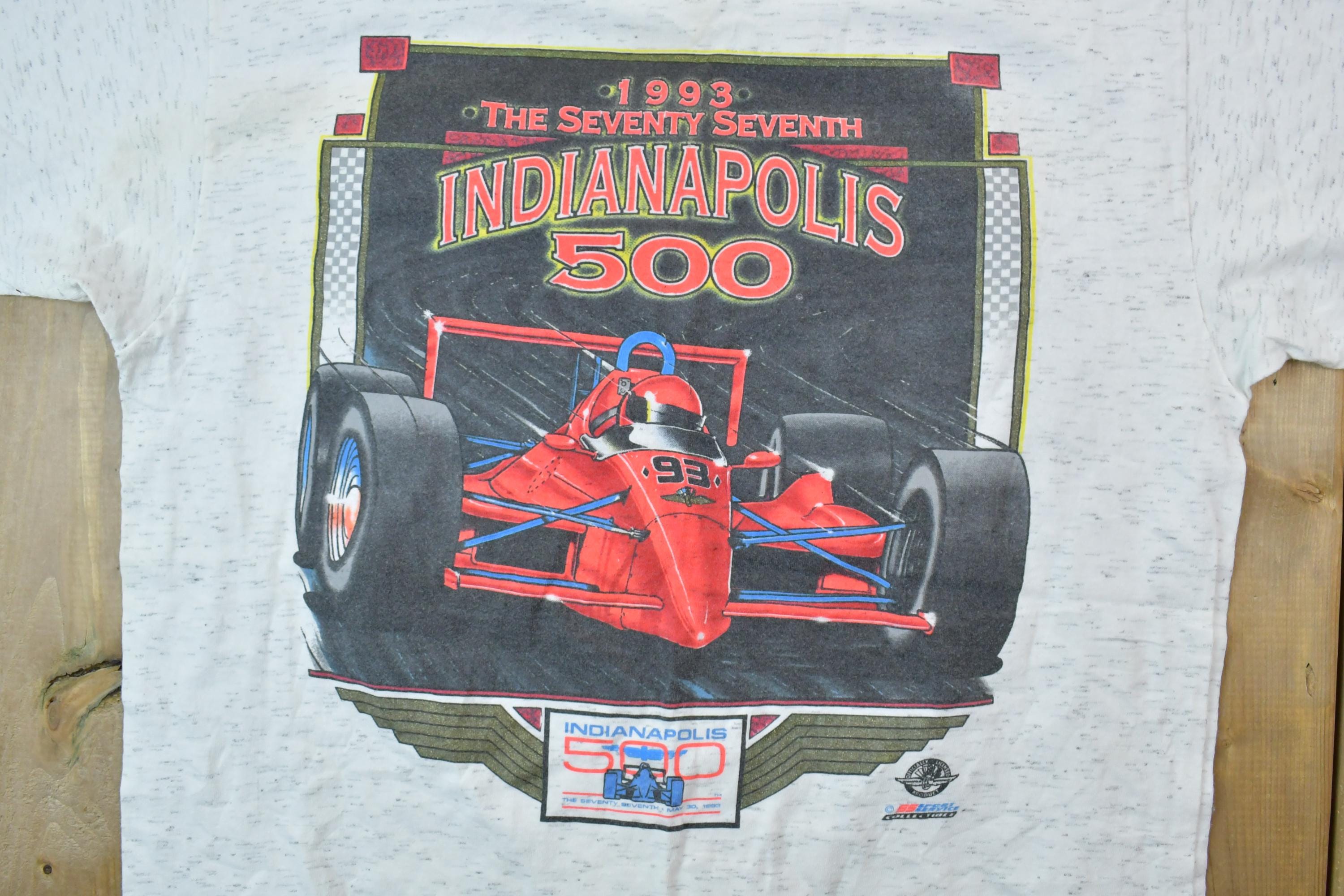 Vintage 1993 Indianapolis 500 Starting Field Racing T-Shirt