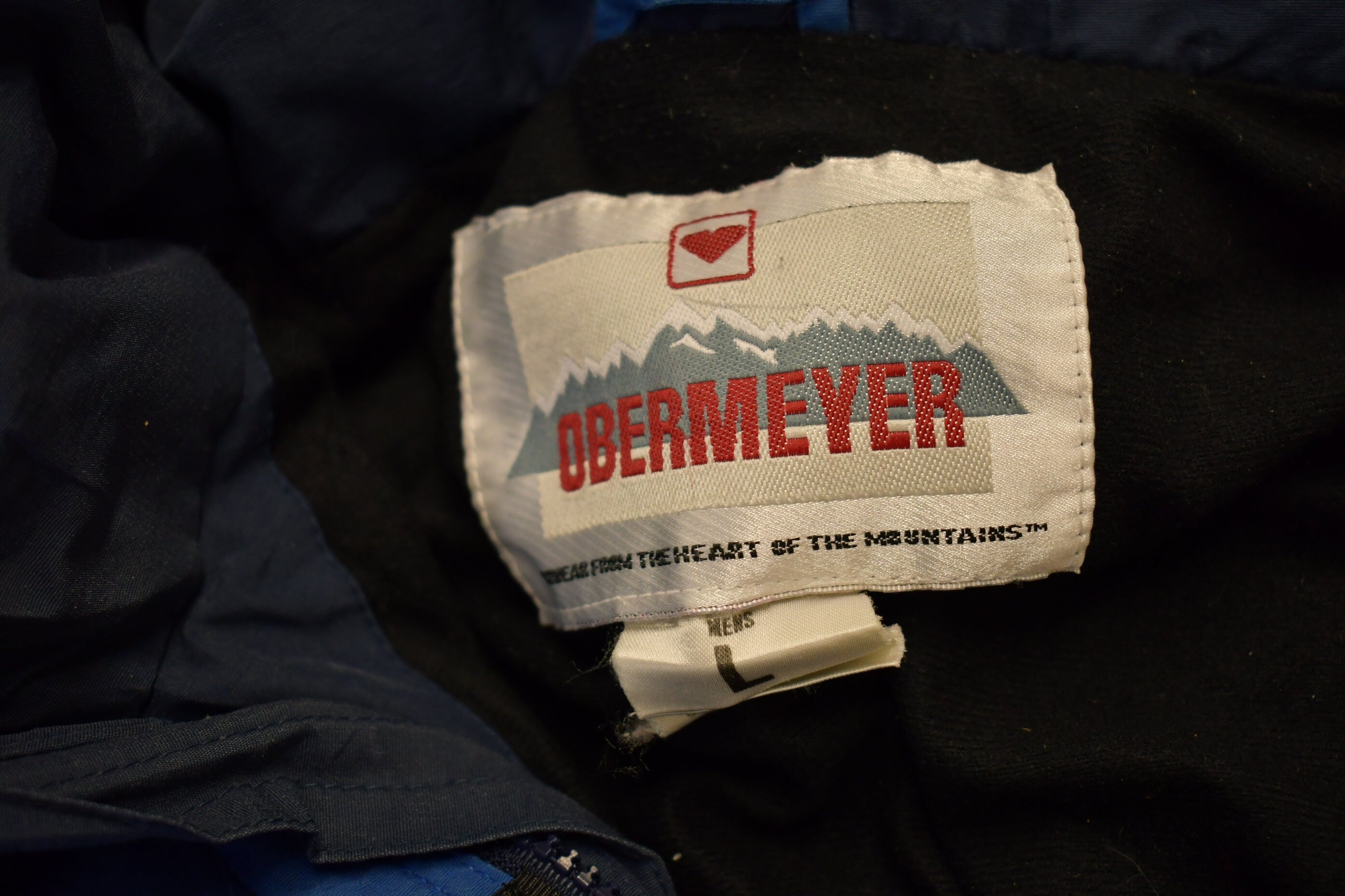 Vintage 1990s Obermeyer Ski Wear Anorak Jacket / Winter / Streetwear / 90s Ski Jacket / Half Zip