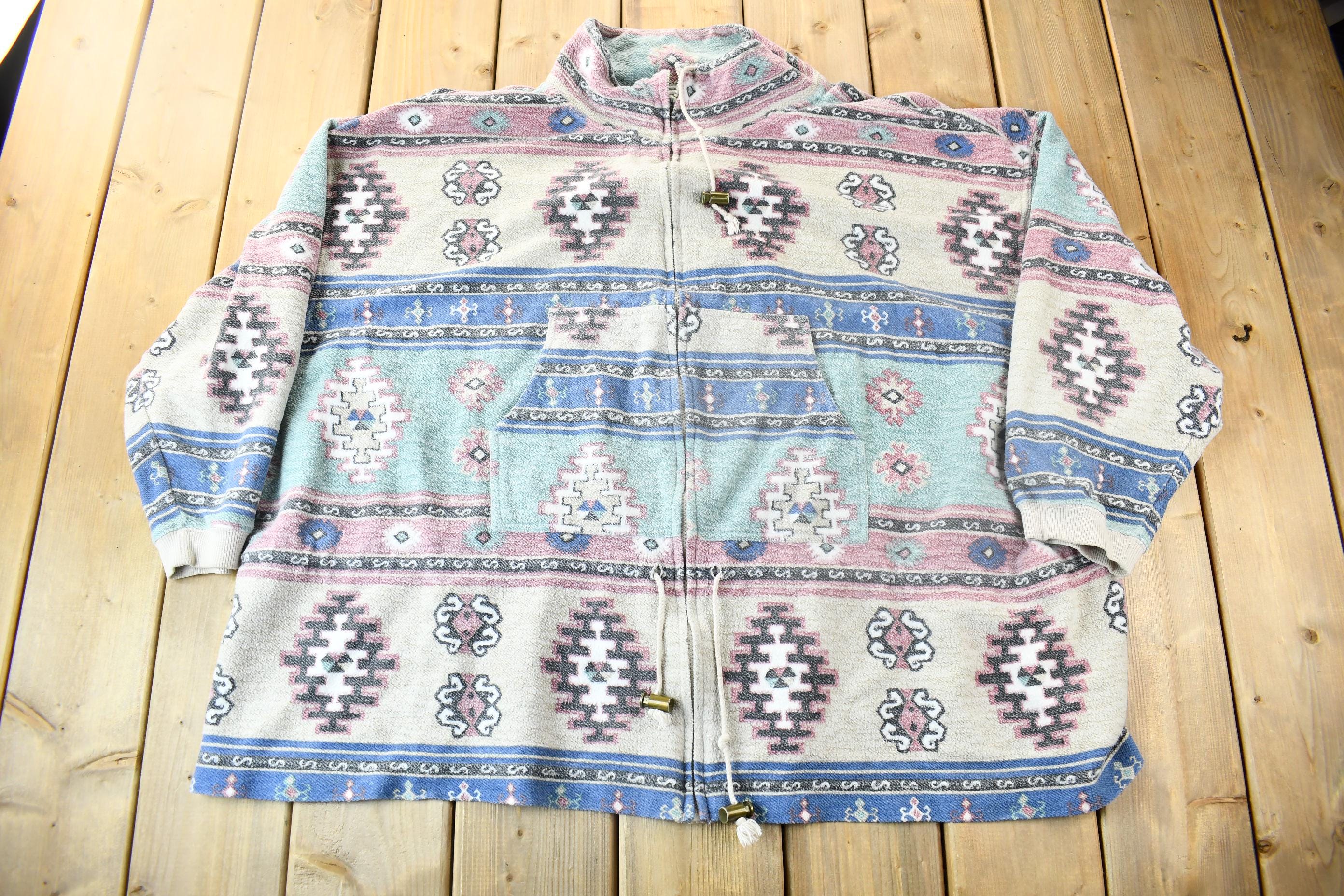 Vintage 1990s Venezia Aztec Full Zip