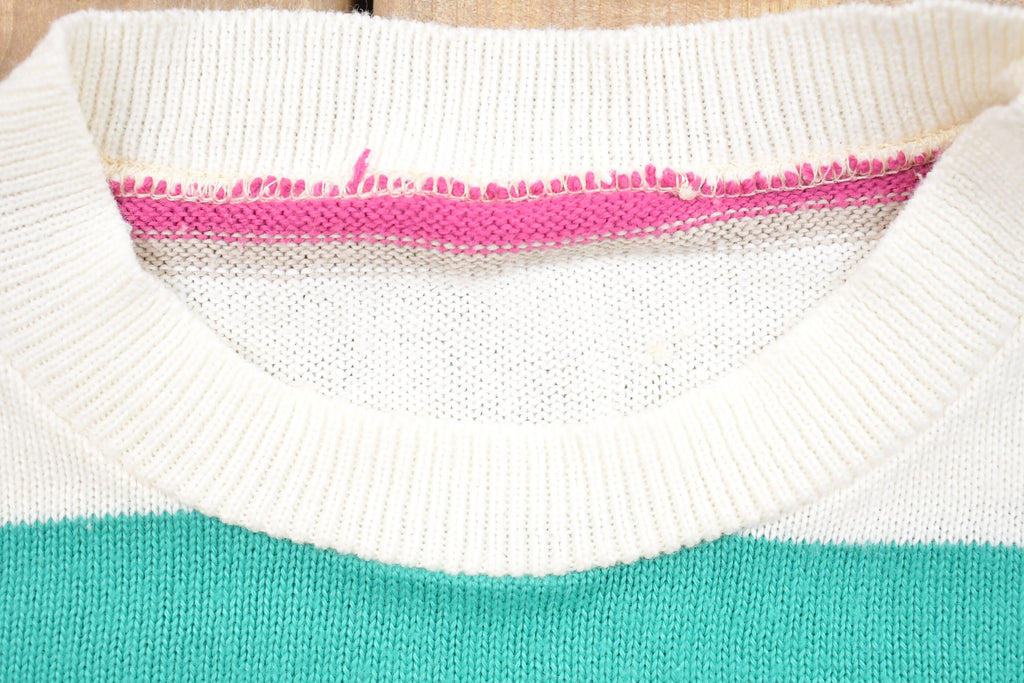 Vintage Knitted Striped Sweater