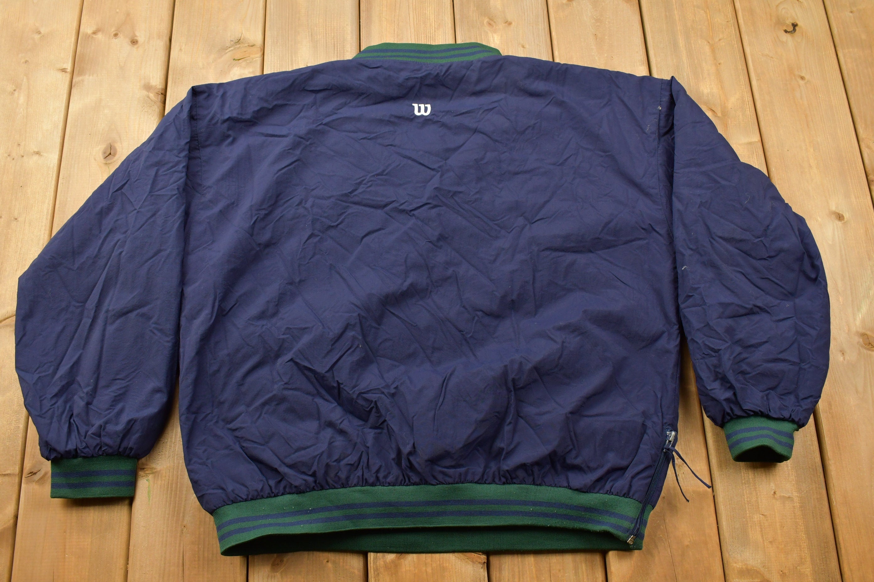 Vintage 1990s Wilson Windbreaker Jacket