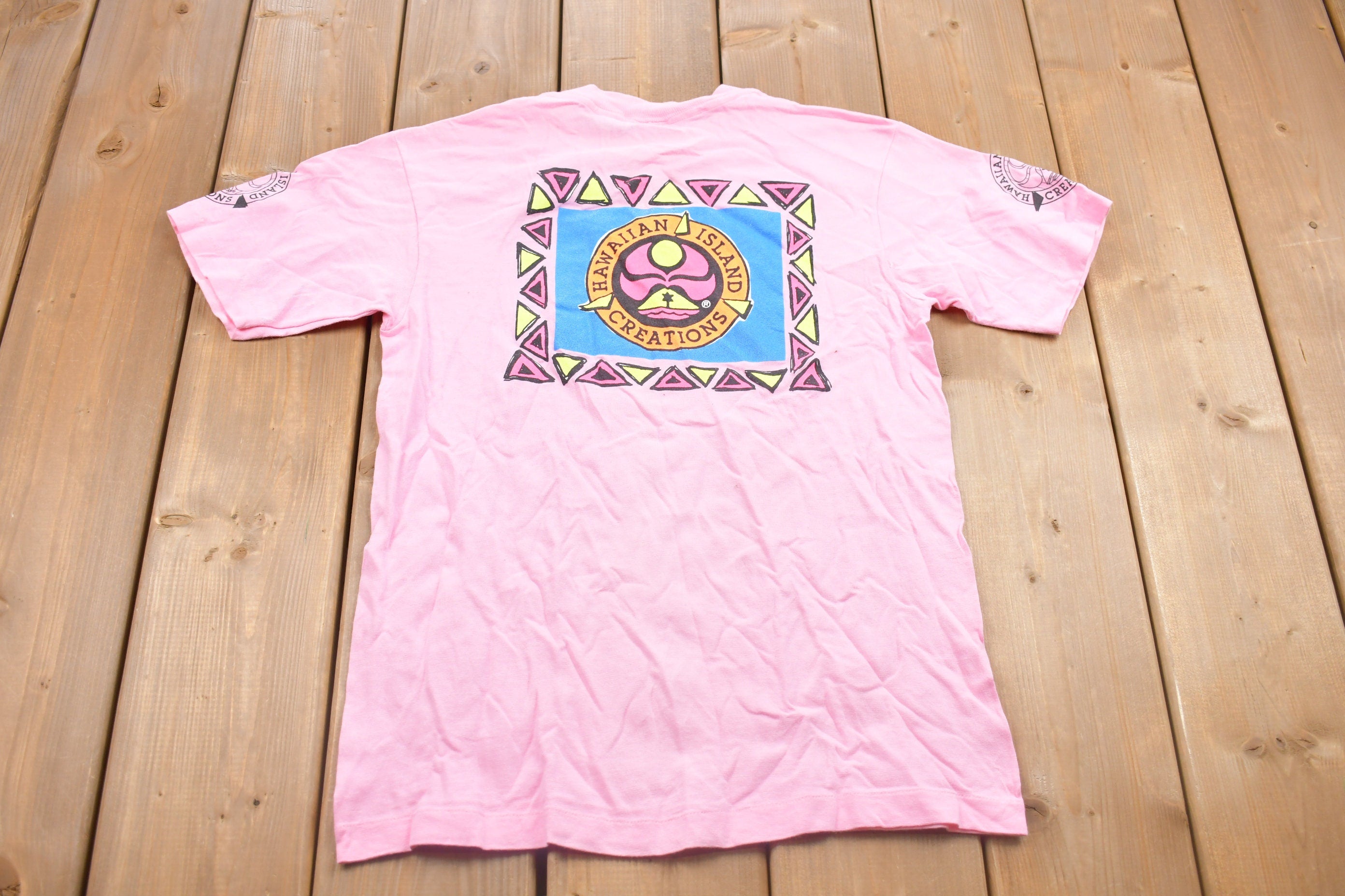 Vintage 1990s Anvil Hawaii Graphic T Shirt