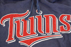 Vintage Y2K Nike Middle Swoosh Minnesota Twins Hoodie Sweatshirt Men's L / 2000s MLB Baseball / Cooperstown Collection / Raglan Sleeve