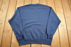 Vintage 1990s Navy Blue Jerzees Blank Crewneck Sweatshirt