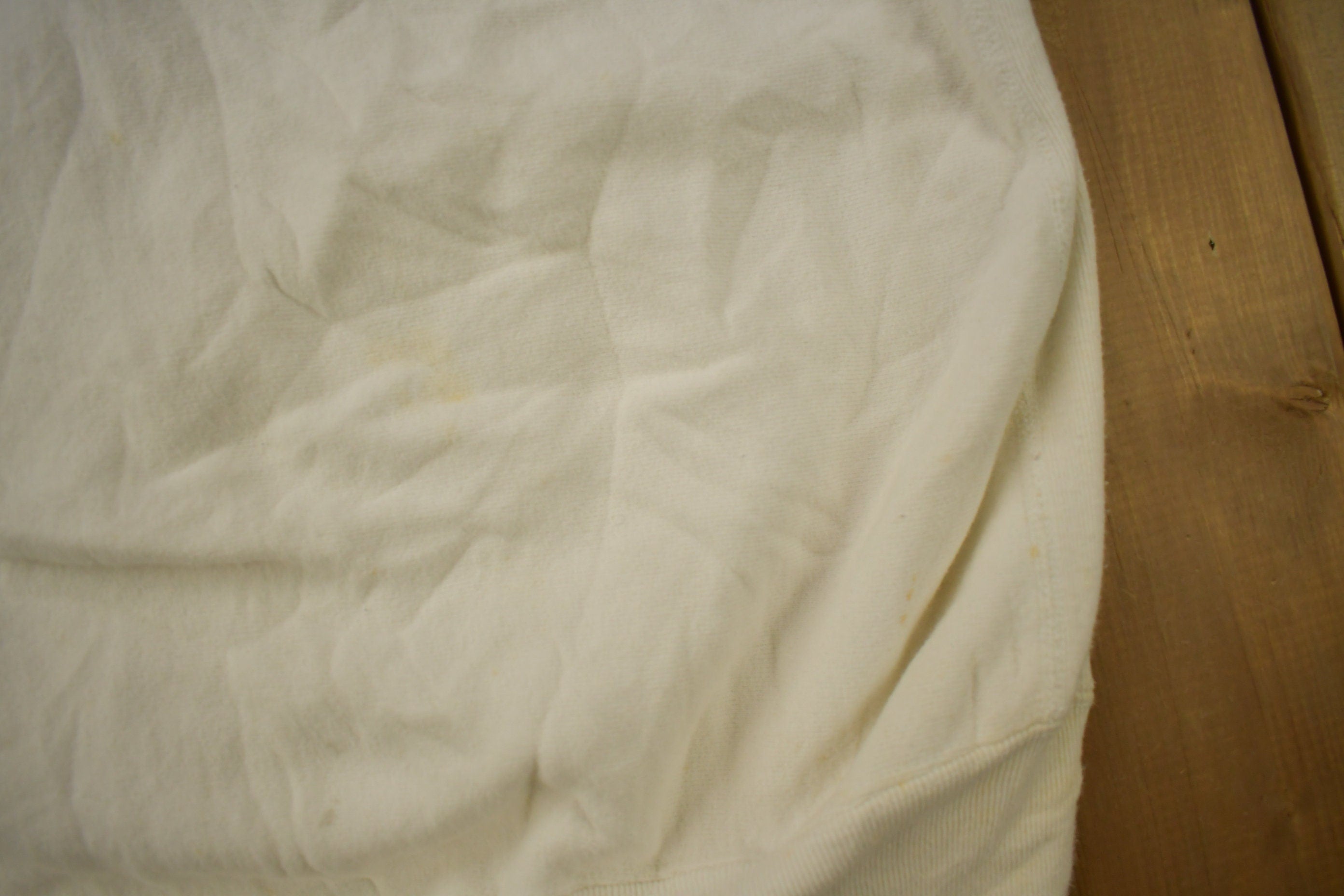 Vintage 1990s Blank White Champion Reverse Weave Crewneck