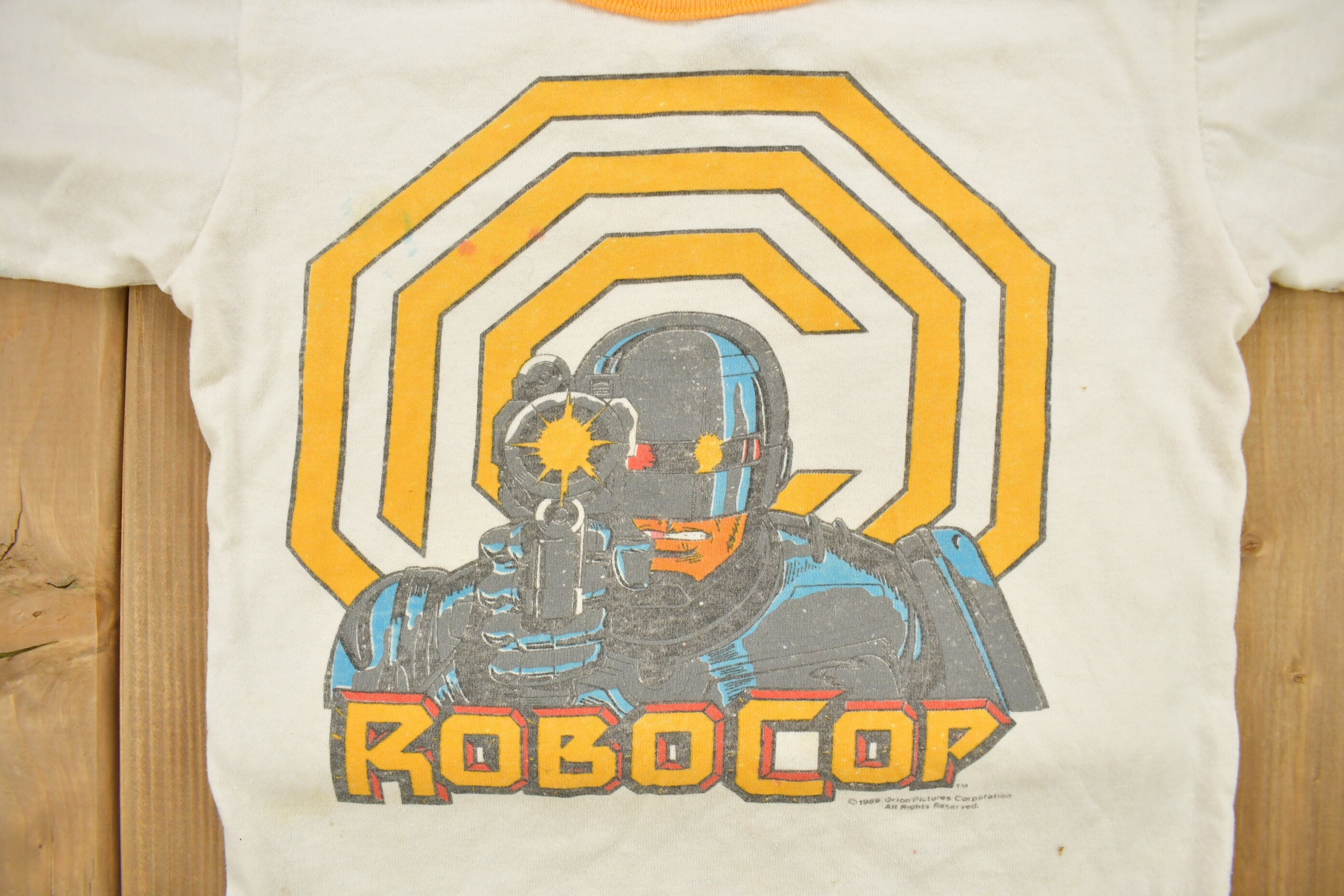 Vintage 1989 Robocop Graphic Kids Size T-shirt
