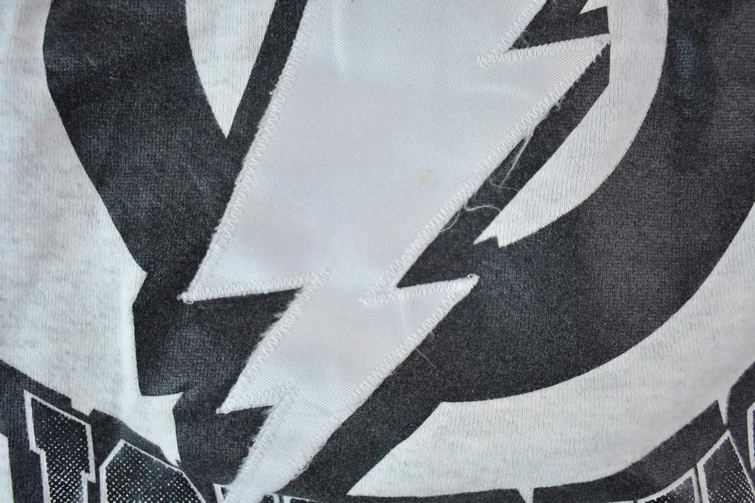 Vintage 1990s Greece Lightning University Collegiate Crewneck