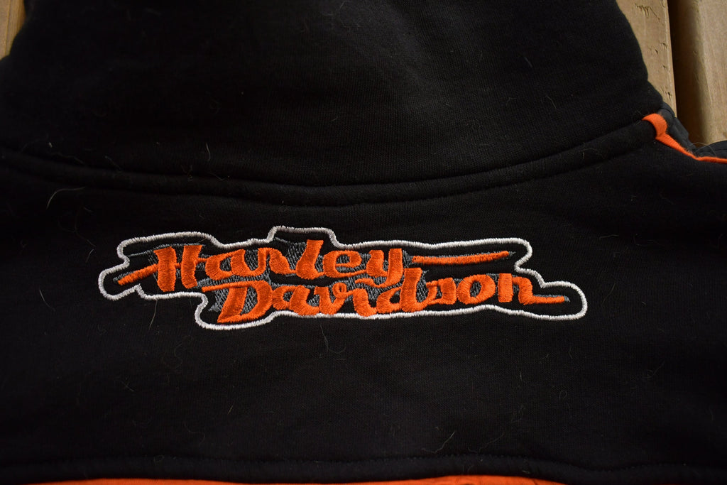 Vintage 1990s Harley Davidson Zip Up Sweater