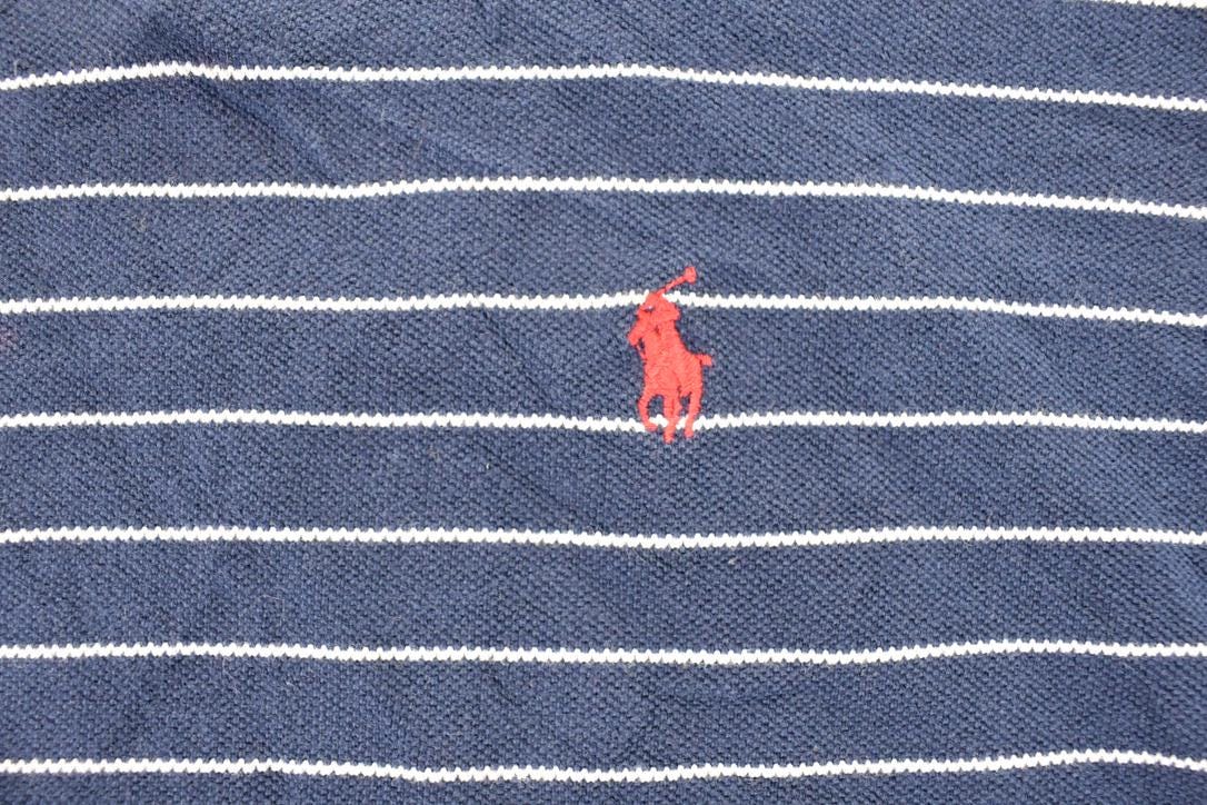Vintage 1990s Polo By Ralph Lauren Nautical Knit Turtleneck Sweater Mens M