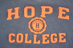 Vintage 1990s Hope College Crewneck Sweatshirt Men's L  NCAA College Spellout  90s Heavyweight Collegiate Sweater