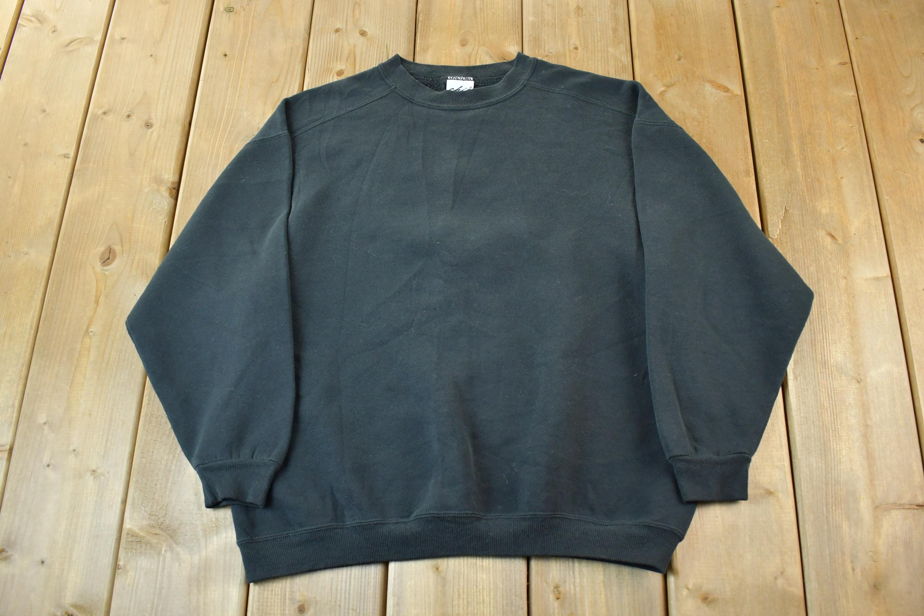 Vintage 1990s Chic Basic Essentials Crewneck Sweatshirt Women's Medium