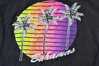 Vintage 1980s Bahamas Neon Palm Trees Single Stitch T-Shirt