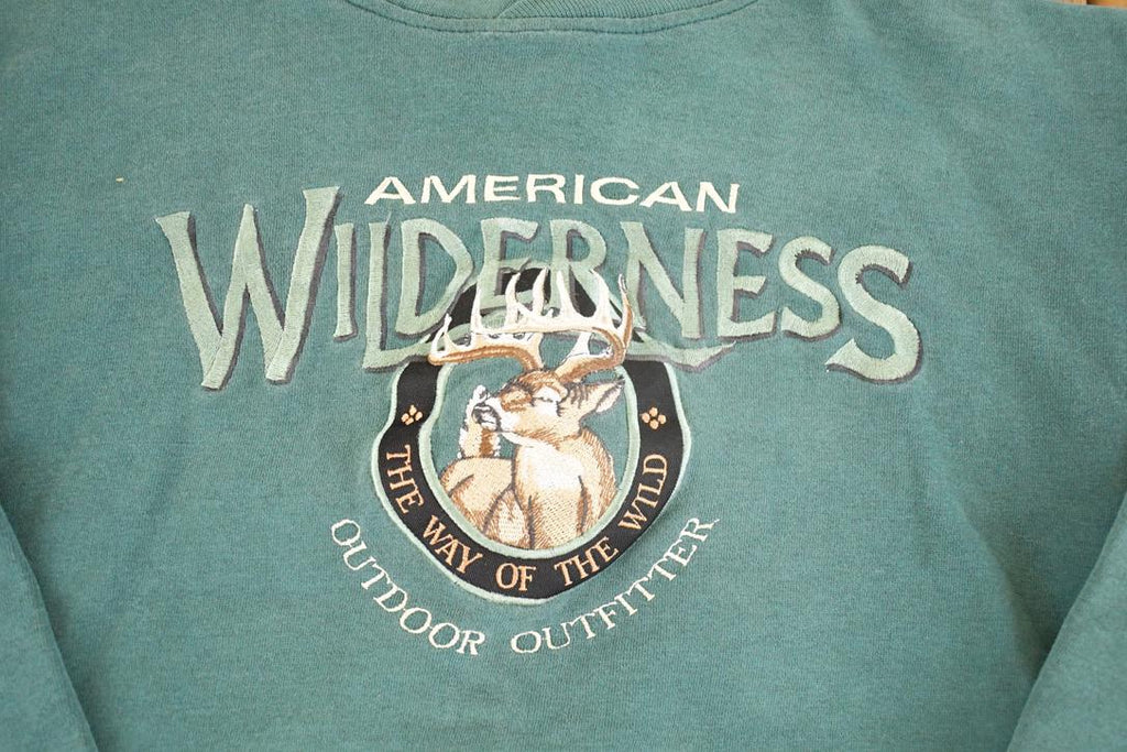 Vintage 1990s American Deer Souvenir Crewneck Sweatshirt Womens M
