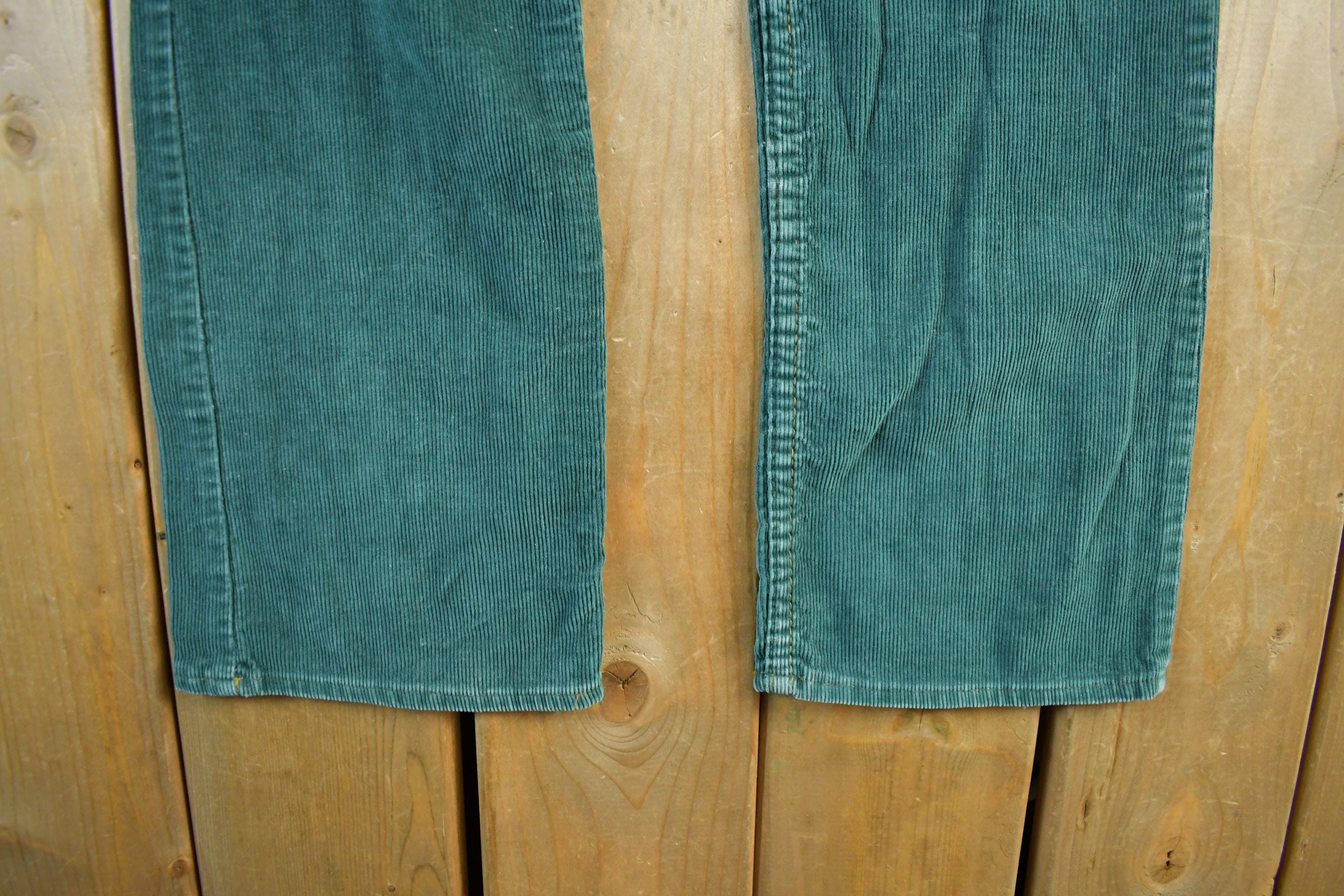 Vintage 1970s Levi's Orange Tab Corduroy Pants Women's Size 26 x 32