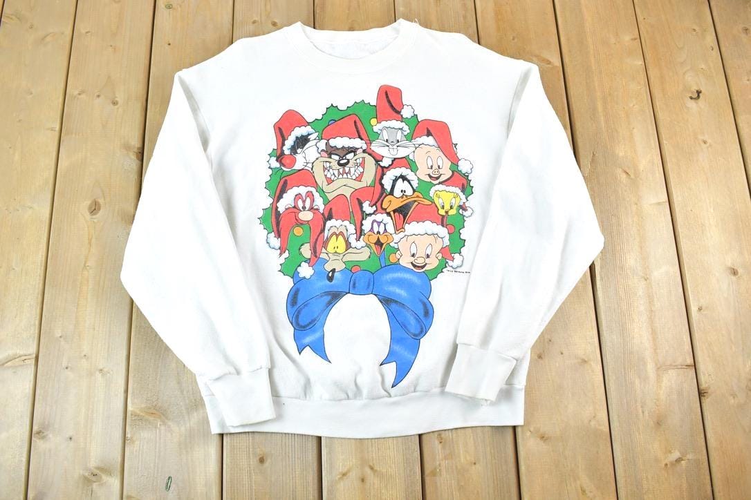 Vintage 1990s Looney Tunes Christmas Crewneck