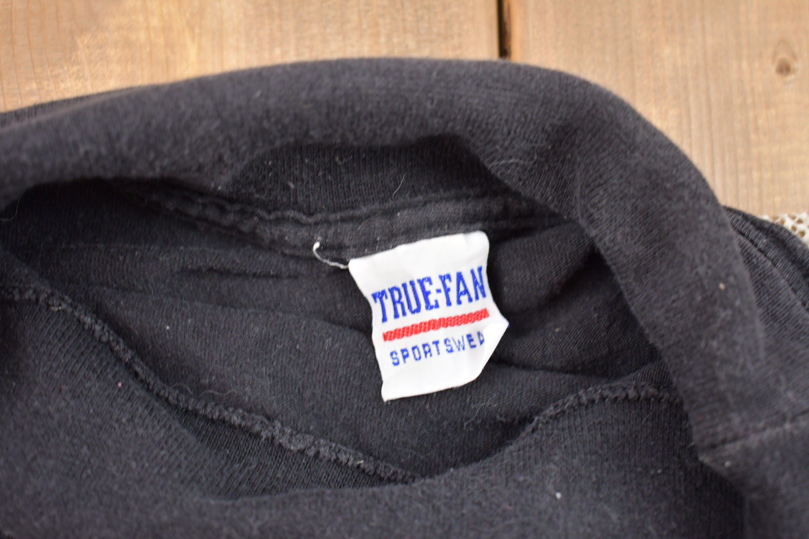 Vintage 1990s Pittsburgh Steelers NFL Mock Neck Crewneck Sweatshirt