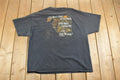 Vintage 1990s Man In The Woods Forest Joke Theme Graphic T-Shirt