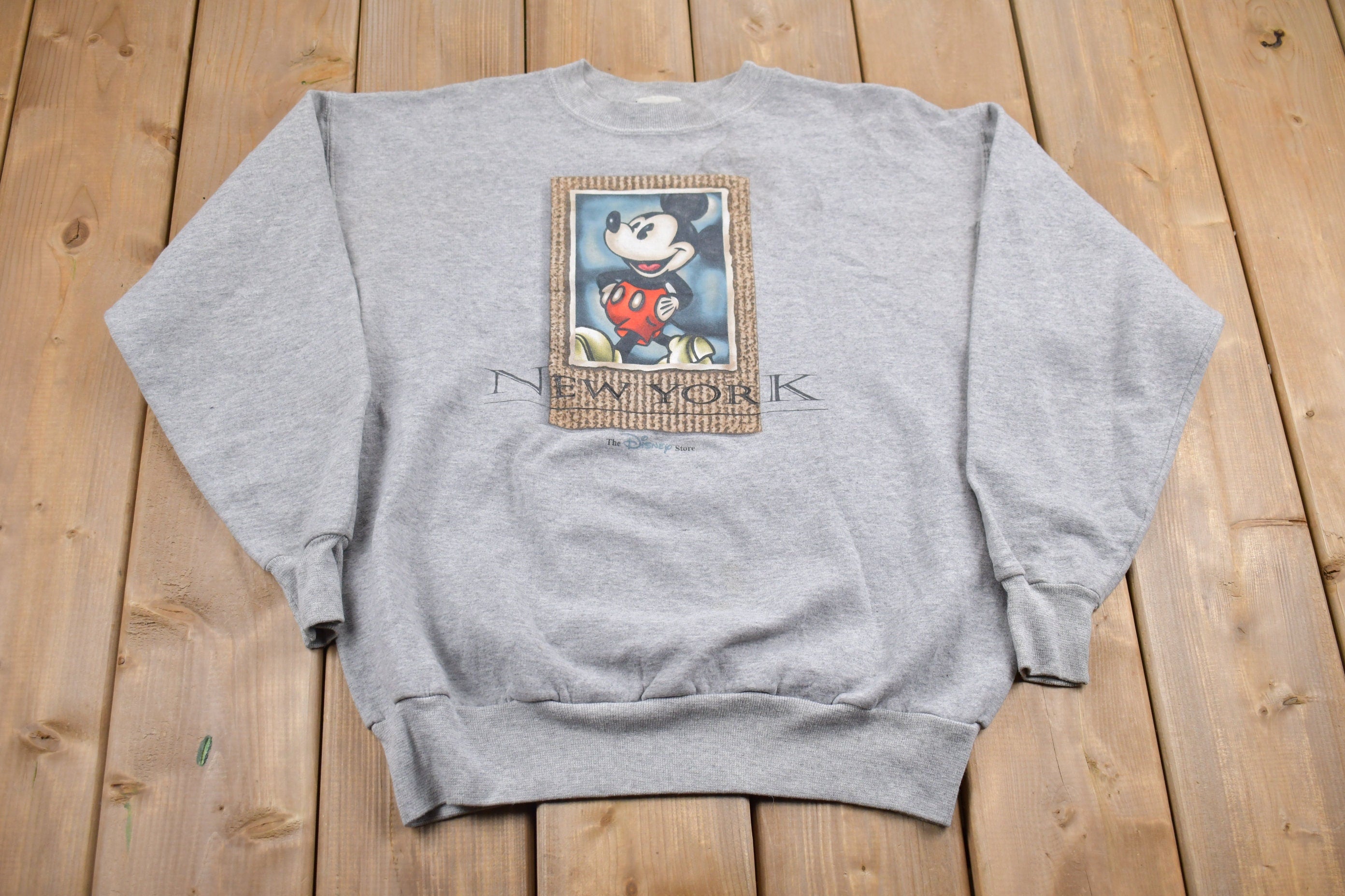 Vintage 1990s Mickey Mouse Disney New York Crewneck