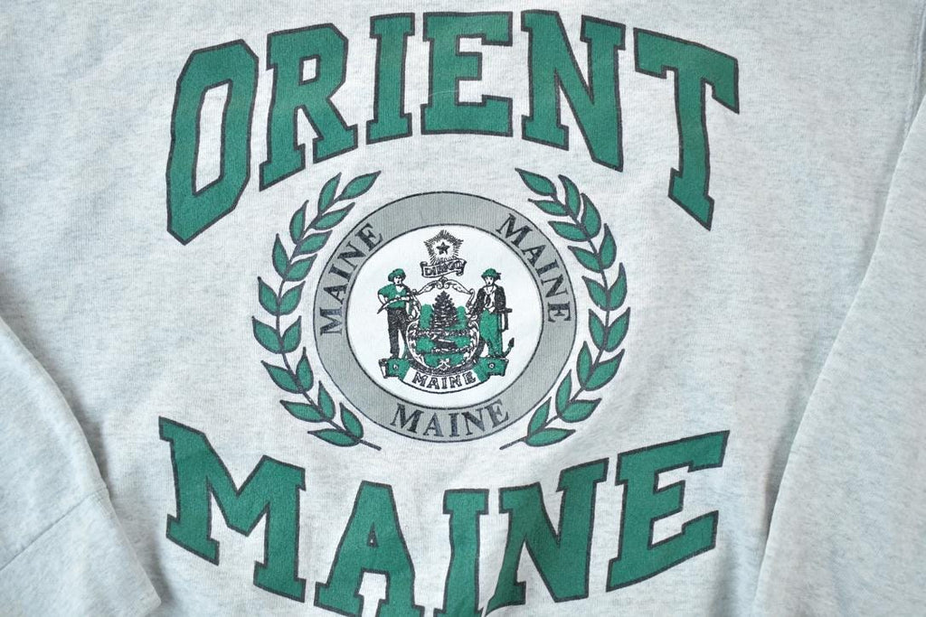 Vintage 1990s Orient Maine Souvenir Crewneck Sweatshirt Made In USA