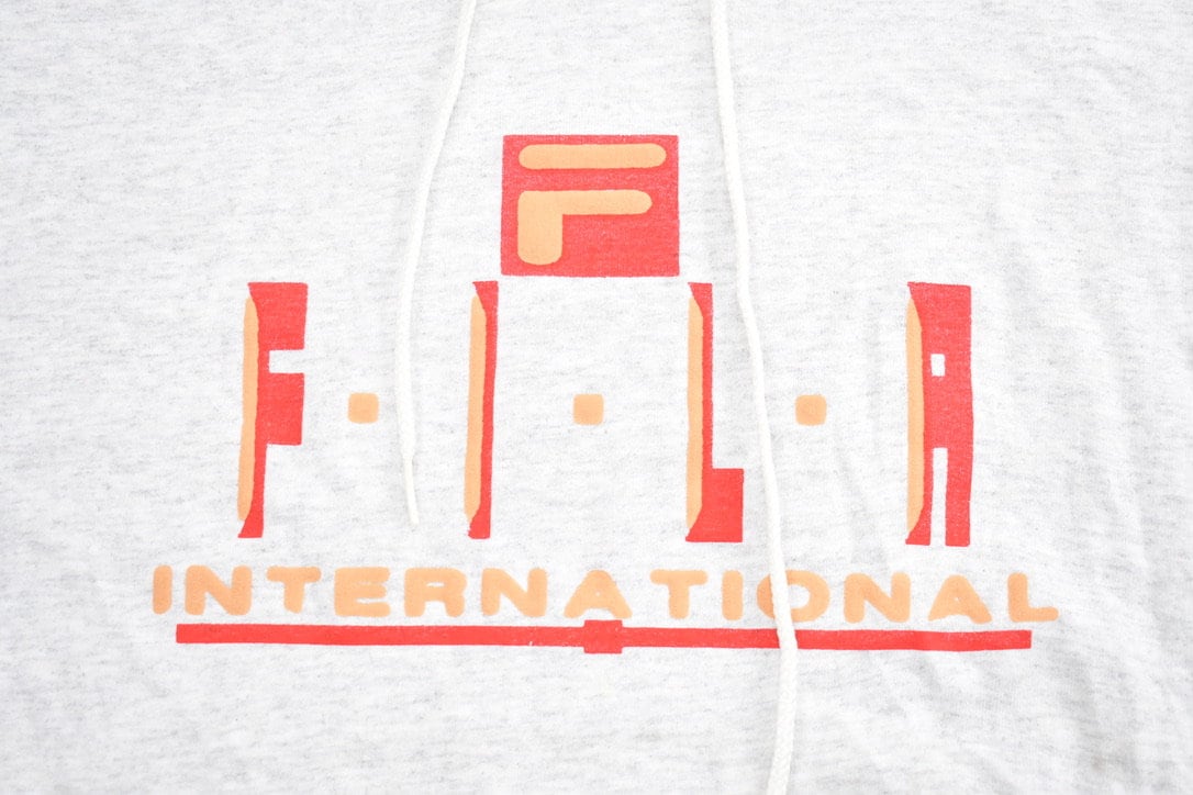 Vintage 1990s Fila International Hooded T-Shirt