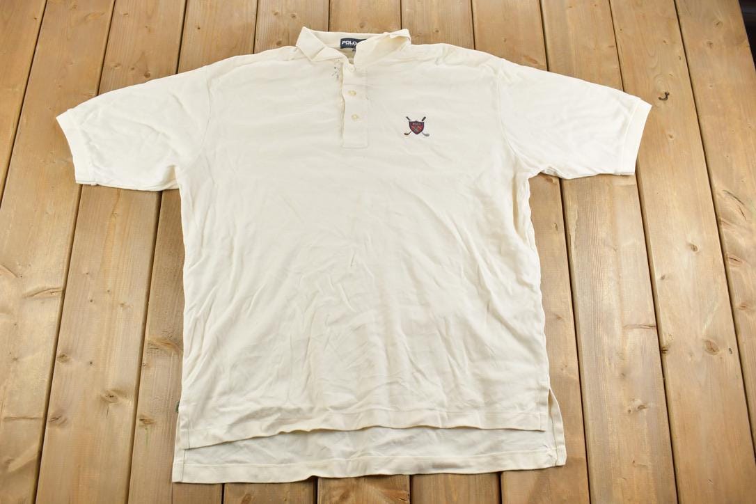 Vintage 1990s Polo Golf Ralph Lauren Button Up Polo