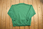 Vintage 1990s SJB Sport Blank Green Crewneck Sweatshirt