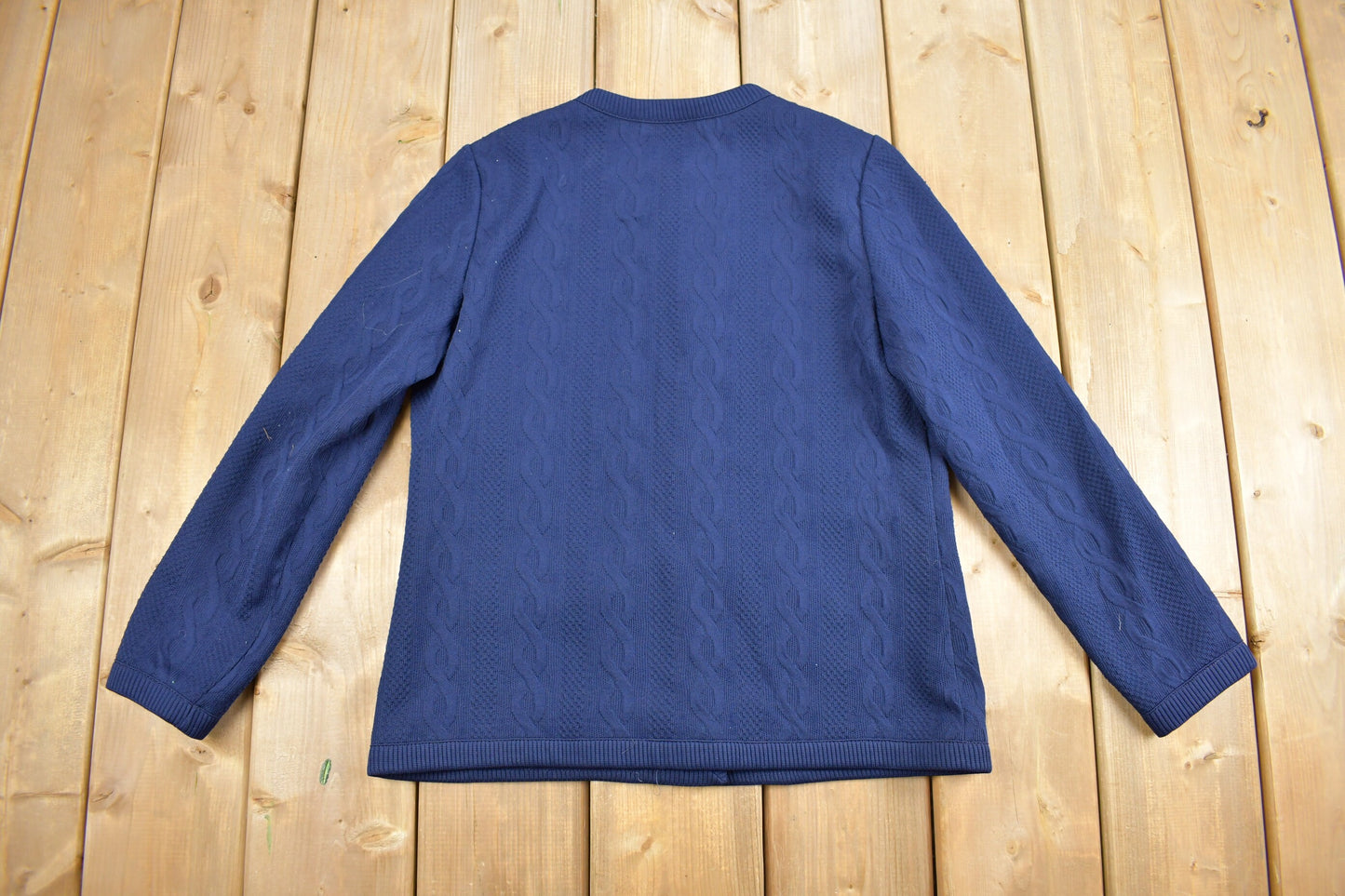 Vintage 1980s Butte Knit Knit Cardigan Sweater / Vintage Cardigan / Button Up / Cable Knit