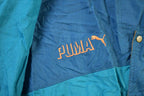 Vintage 1990s Puma Full Zip Colour Block Windbreaker Jacket