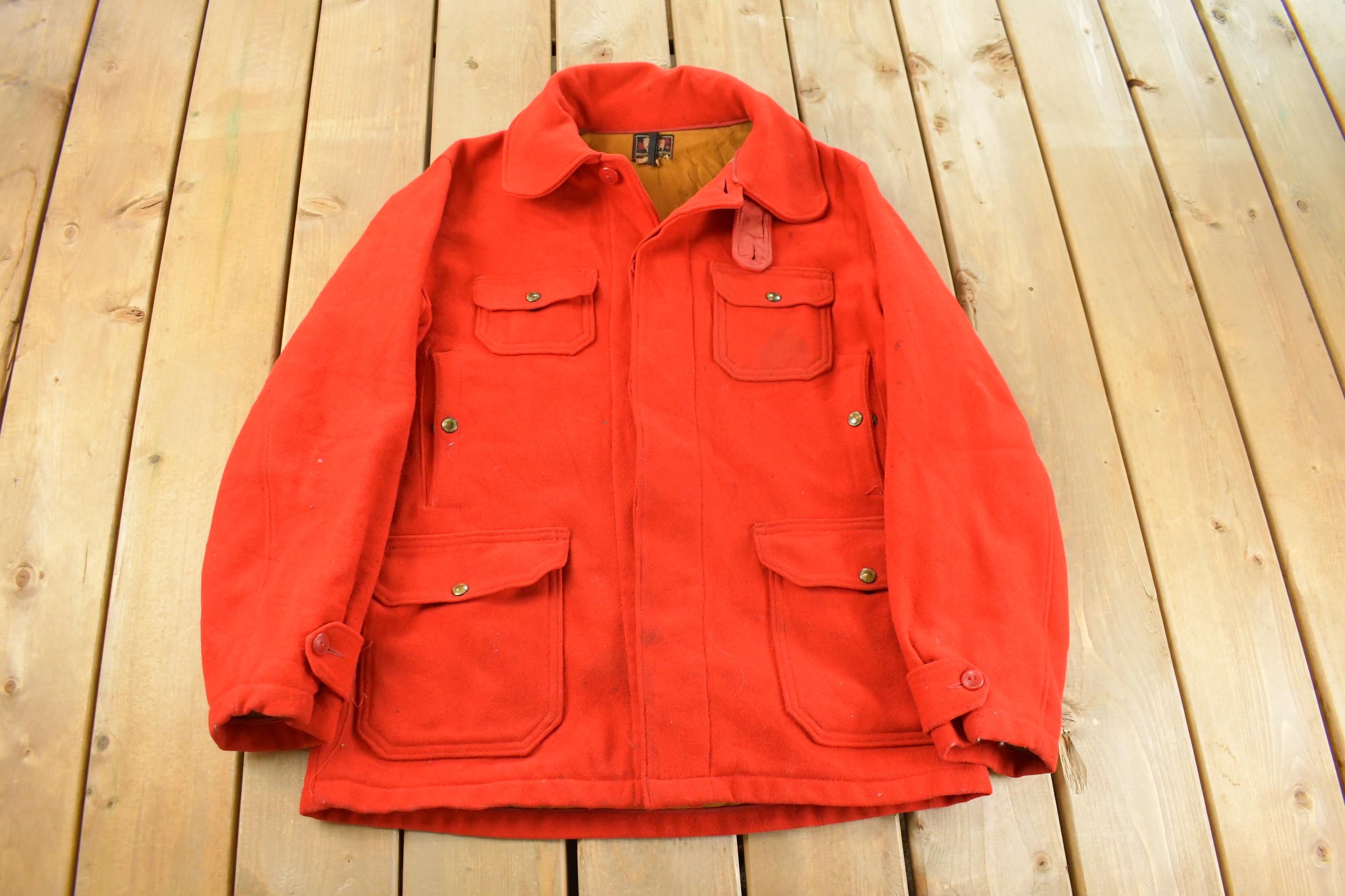 Vintage 1950s Woolrich Wool Hunting Jacket Men's Medium