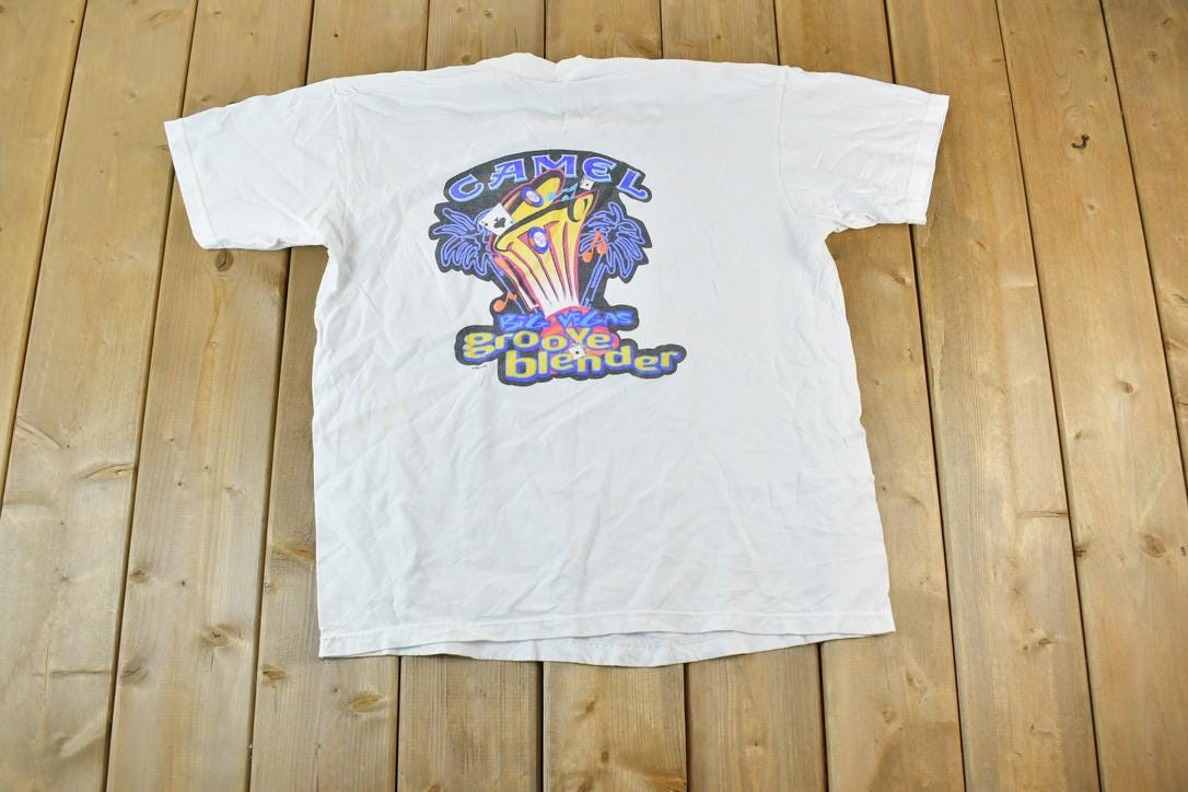 Vintage 1990s Camel Groove Blender Single Stitch T-Shirt