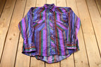 Vintage 2000s Sierra Pacific Western Pattern Button Up Shirt