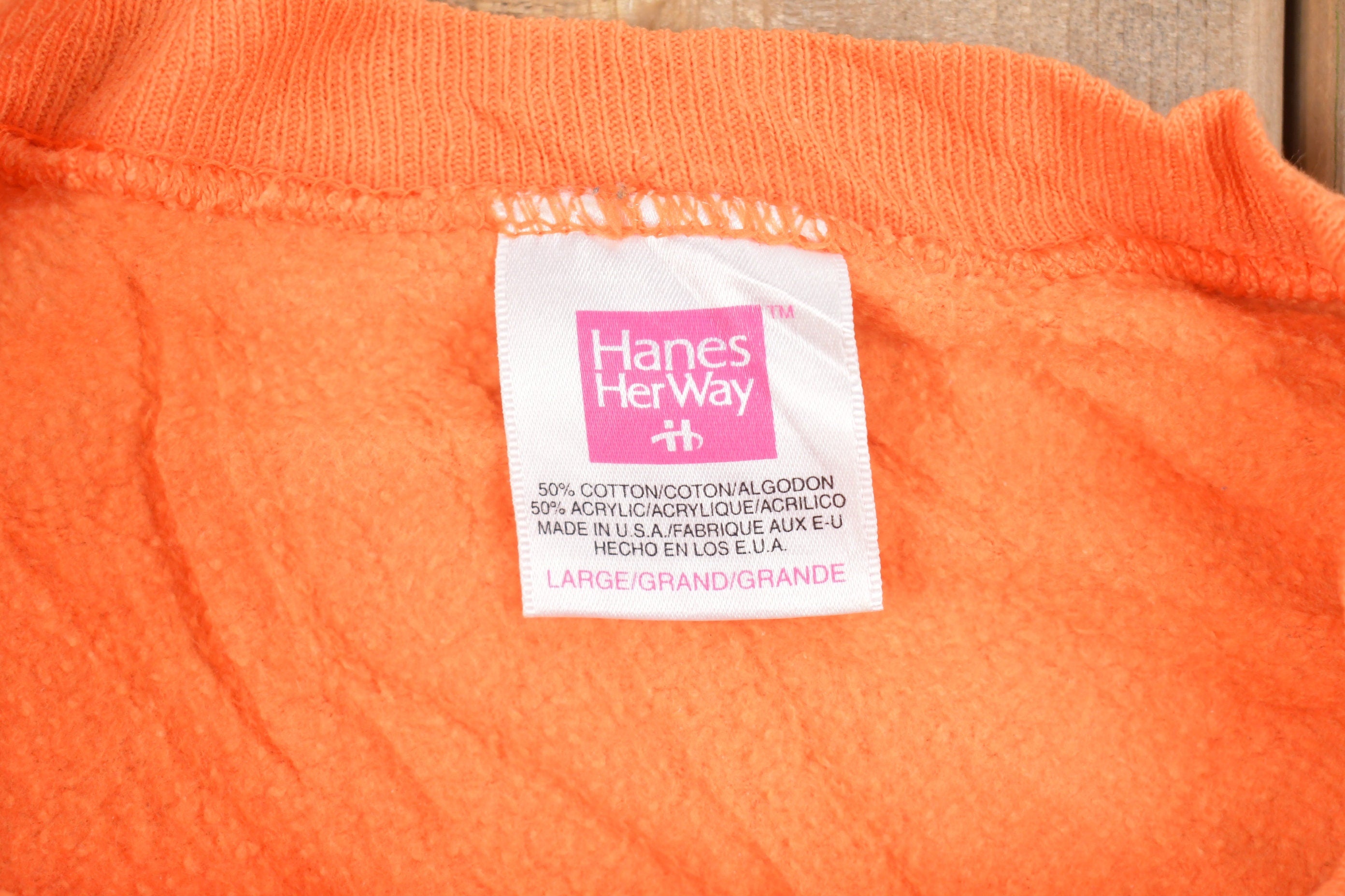 Vintage 1980s Hanes Basic Raglan Crewneck Sweatshirt
