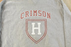 Vintage 1990s Harvard Crimson University Collegiate Hoodie Men's M  Harvard Sweatshirt  Americana  90s Harvard