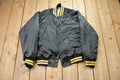 Vintage 1990s Hartwell Sports Leasco Satin Bomber Jacket