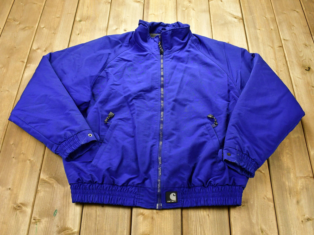 Vintage 1990s Carhartt Fleece Lined Windbreaker Jacket
