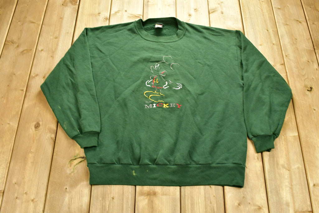 Vintage 1990s Mickey Unlimited Embroidered Crewneck