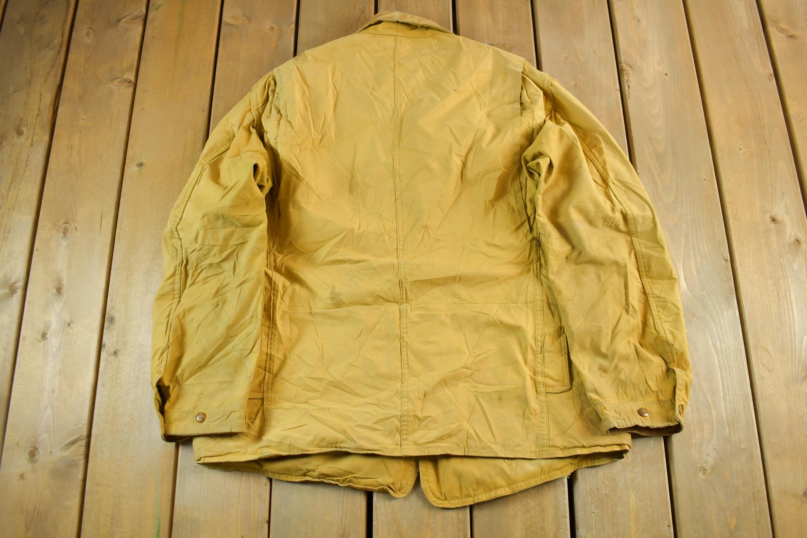 Vintage 1960s 1970s Red Head Hunting Jacket Men's Large